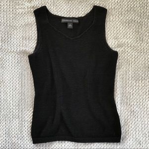 Josephine Chaus vtg loose knit sleeveless top